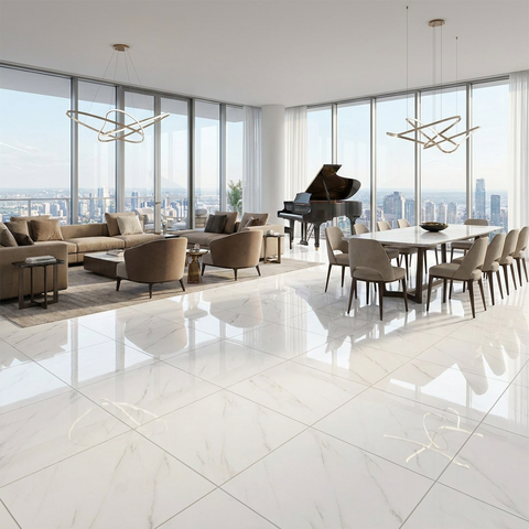 marble look floor tile