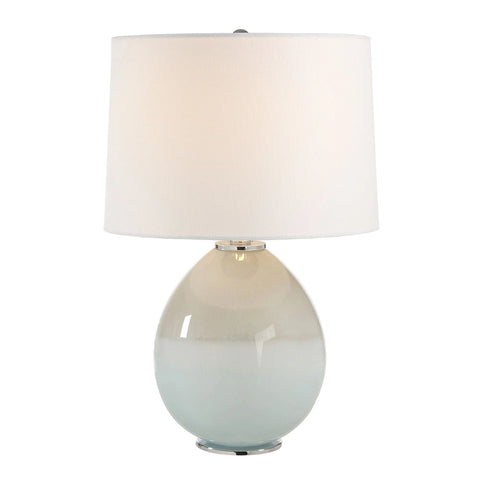 Calais Light Blue Glass Table Lamp -2