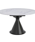 Calisto White Extendable Sintered Stone Dining Table