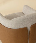 Caris Oatmeal Swivel Accent Chair -3