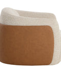 Caris Oatmeal Swivel Accent Chair -6