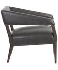 Carlyle Charcoal Leather Accent Chair-3