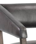 Carlyle Charcoal Leather Accent Chair-6