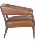 Carlyle Tobacco Leather Accent Chair -3