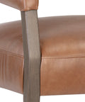 Carlyle Tobacco Leather Accent Chair -5