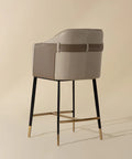 Carter Beige Modern Faux Leather Counter Stool-3