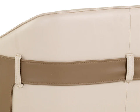 Carter Beige Modern Faux Leather Counter Stool-7