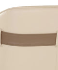 Carter Napa Beige & Tan Faux Leather Swivel Office Chair -5