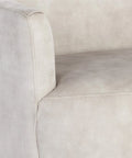 Casey Cream Fabric Swivel Accent Chair -5
