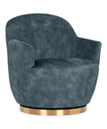 Casey Petrol Fabric Swivel Accent Chair-1