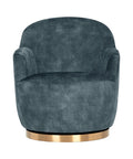 Casey Petrol Fabric Swivel Accent Chair-2