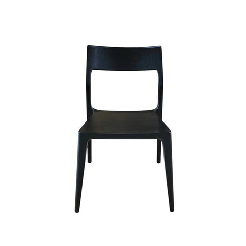 Catania Black Modern Wood Dining Chair-2