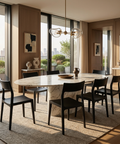 Catania Black Modern Wood Dining Chair