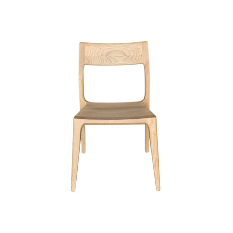 Catania Natural Modern Wood Dining Chair -2
