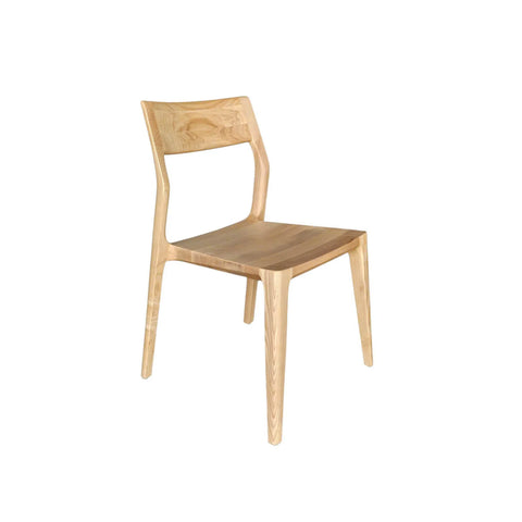 Catania Natural Modern Wood Dining Chair -4