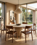 Catania Warm Brown Modern Wood Dining Chair