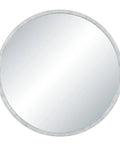 Cento Carrara Marble Round Wall Mirror -1