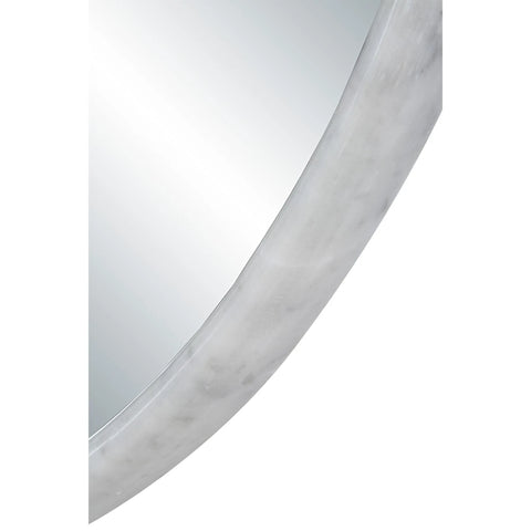 Cento Carrara Marble Round Wall Mirror -3