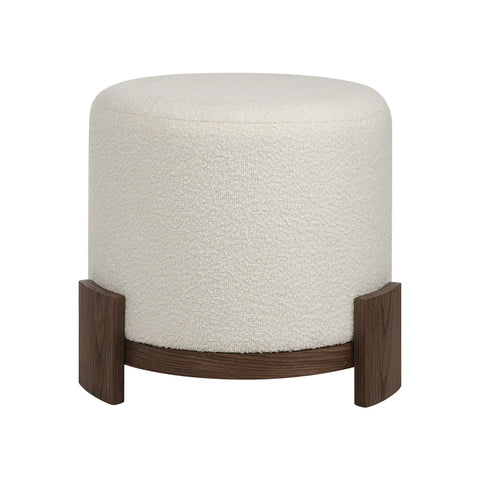 Chaves Ivory Boucle Ottoman-1
