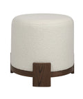 Chaves Ivory Boucle Ottoman-2