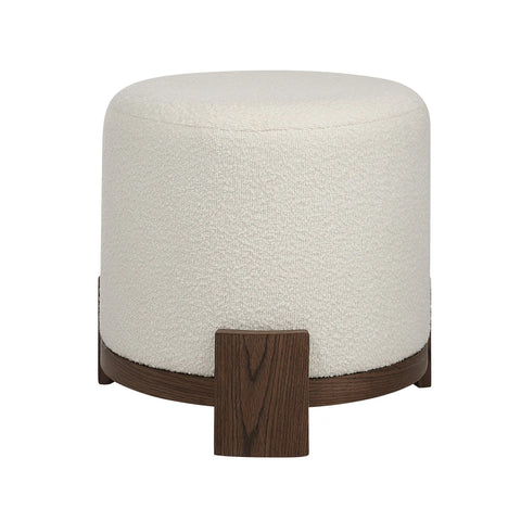 Chaves Ivory Boucle Ottoman-2