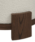 Chaves Ivory Boucle Ottoman-3