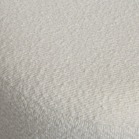Chaves Ivory Boucle Ottoman-4
