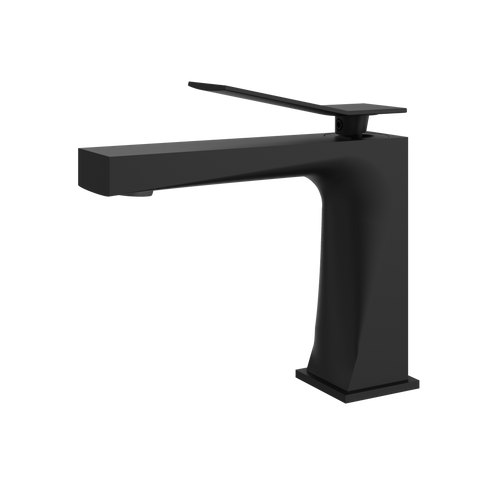 Chicane Black Single Hole Bathroom Faucet