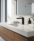 Chicane Black Single Hole Bathroom Faucet