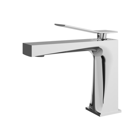 Chicane Polished Chrome Single Hole Bathroom Faucet