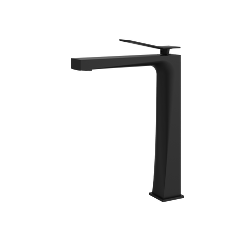 Chicane Tall Black Single Hole Bathroom Faucet -1