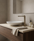 Chicane Tall Brushed Black Chrome Single Hole Bathroom Faucet 