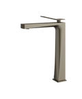Chicane Tall Brushed Black Chrome Single Hole Bathroom Faucet -1
