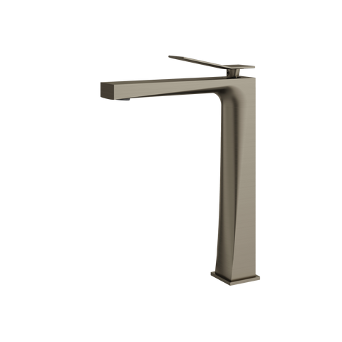 Chicane Tall Brushed Black Chrome Single Hole Bathroom Faucet -1