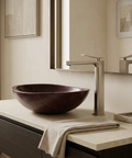 Chicane Tall Brushed Nickel Single Hole Bathroom Faucet 