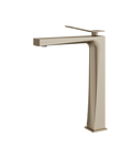 Chicane Tall Brushed Nickel Single Hole Bathroom Faucet -1