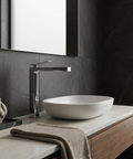 Chicane Tall Polished Chrome Single Hole Bathroom Faucet
