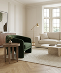 Cicoria Light Brown Mango Wood End Table