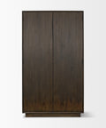 Cinder Dark Brown Wood Storage Cabinet -2