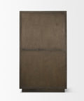 Cinder Dark Brown Wood Storage Cabinet -4
