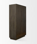 Cinder Dark Brown Wood Storage Cabinet -5
