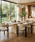 Clarissa Pebble Black Modern Upholstered Dining Chair