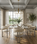 Clarissa Pebble Grey Modern Upholstered Dining Chair 