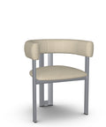 Clarissa Pebble Grey Modern Upholstered Dining Chair -2