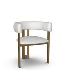 Clarissa Pixel Gold Modern Upholstered Dining Chair -2