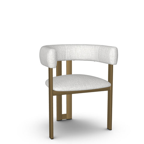 Clarissa Pixel Gold Modern Upholstered Dining Chair -2
