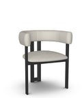 Clarissa Sleet Black Modern Upholstered Dining Chair-1