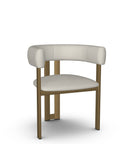 Clarissa Sleet Gold Modern Upholstered Dining Chair-1
