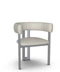 Clarissa Sleet Grey Modern Upholstered Dining Chair