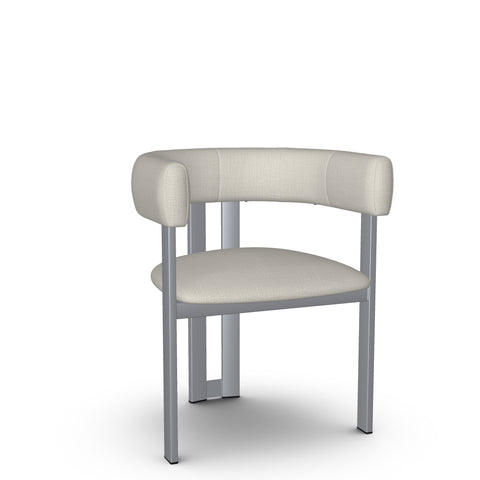 Clarissa Sleet Grey Modern Upholstered Dining Chair